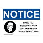 Restricted area do not enter sign. Overhead Work Safety Signs From Compliancesigns Com