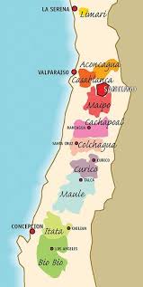 Wine Regions Of Chile Chile Wine Chilean Wine Wine Map