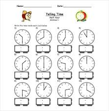 17 Printable Clock Templates Pdf Doc Free Premium