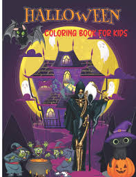 Download this running horse printable to entertain your child. Halloween Coloring Book For Kids Scary Bats Nightmare Scary Witch Halloween Coloring Book Practice For Stress Relaxation Easy Coloring Pages Fun Love Kids Party Teens Boys And Girls Publications Creative