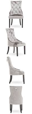 Voltaire Dining Chair Finished In Sumptuous Crushed Velvet This Classic Shaped Chair Is A Must H Velvet Dining Room Chairs Dining Chairs Glamourous Bedroom
