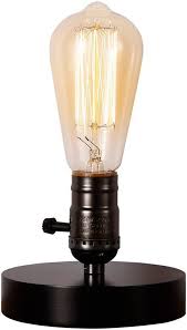 Industrielampe Holz Schreibtischlampe Tischlampe Fur Arbeitszimmer Buro Schlafzimmer Wohnzimmer Arbeits Schreibtischlampe Tischlampen Industrie Stil Lampen