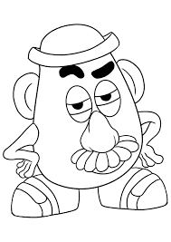 Simply do online coloring for mr. Mr Potato Head Coloring Pages Books 100 Free And Printable
