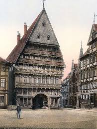 The Picture Presents Knockenhauer Amtshaus Hildesheim Hanover Germany Hildesheim Germany Architecture