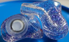 Custom molded earplugs contour this shape exactly for a perfect fit that never falls out. Hearnet Com Custom Music Musicians Ear Plugs Purple Glitter Musician Ear Plugs Purple Glitter Music Lovers