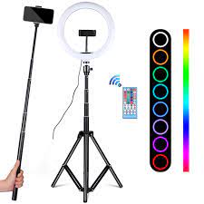 tripod led ring lamp photo studio ringlight for tiktok salesphonesep com selfie ring light led ring ring lamp