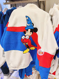 DLP - Fantasia - Mickey The Sorcerer's Apprentice White/Red/Blue Sherp —  USShoppingSOS