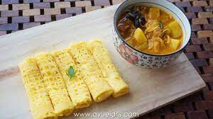 Selain roti jala yang kekal lembut. Resepi Roti Jala Cheese Roll Kari Ayam Tanpa Santan Ayue Idris