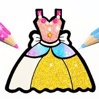 Here's a pretty princess colouring page to print and enjoy. Download Surprise Princess Dress Coloring Pages Glitter Free For Android Surprise Princess Dress Coloring Pages Glitter Apk Download Steprimo Com