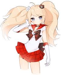 Trigger happy havoc, titled the ultimate fashionista (超高 while she always wears a bear hair ornament, her sister, ikusaba mukuro wears an bunny hair ornament and a hair bow, when she dresses like junko. Enoshima Junko Danganronpa Zerochan Anime Image Board