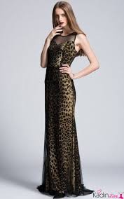 Adil Isik Adl Leopar Desenli Uzun Abiye Modelleri Kadinlive Com Moda Stilleri Resmi Elbise Maksi Elbiseler