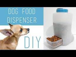 Diy Easy Puppy Dog Kitten Cat Food Dispenser Using Plastic Containers Youtube Diy Cat Food Diy Dog Food Pet Food Dispenser