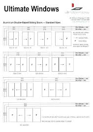 Sliding Glass Door Sizes Wanatour Co