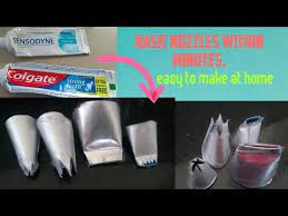 Homemade Nozzles For Cake Decoration Dine And Decor Youtube Cake Nozzles Cake Design Tutorial Cake Decorating
