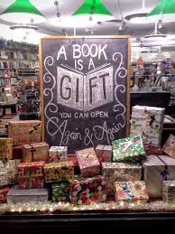 Book Quote A Book Is A Gift You Can Open Again And Again Christmas Library Display School Library Displays Library Book Displays