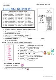 Ordinal Numbers Worksheet Free Esl Printable Worksheets Made By Teachers Ordinal Numbers Number Worksheets Number Words Worksheets