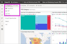 Export Reports From Power Bi To Powerpoint Power Bi