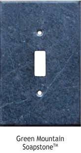 Green Mountain Soapstone Switch Plates