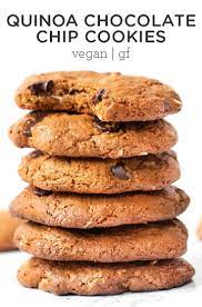 Gluten Free Quinoa Chocolate Chip Cookies Simply Quinoa Recipe Chocolate Chip Cookies Cookies Recipes Chocolate Chip Simply Quinoa