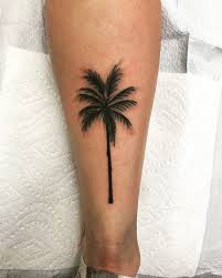 Palm Tree Calve Tattoo Tattoo Beach Palmtree Calve Tattoo Tattoos Tree Leg Tattoo