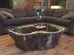 25 gorgeous tree stump tables. 33 Tree Trunk Or Root And Glass Coffee Table Ideas Coffee Table Glass Coffee Table Tree Trunk Table