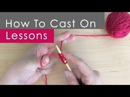 These videos will get you started with knitting. How To Cast On Long Tail Method Knitting Lessons For Beginners Youtube
