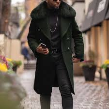 All products from camel faux fur coat category are shipped worldwide with no. Cool Man Autumn Winter Long Coat Faux Fur Collar Casual Business Streetwear Wool Blend Trench Coats Men Outwear Long Jacket Wool Blends Aliexpress
