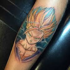 004 Dragonball Gohan Tattoo Jake Bailey Tattoo Tatowierung Kunst Korperkunst Idee Design Tattoospirit Manga Tattoos Dragon Ball Tattoo Dragon Ball