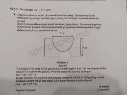 Spm Add Math 2019 Negeri Sembilan P1 Q18 Solution How Should I Solve This Question Spm Skora