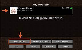 It's pretty simple to join a server, too. Join Our Minecraft Server Project Ember A Summer Camp For Makers