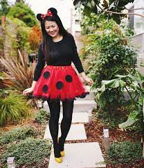 19 Adorable Ways To Dress As Minnie Mouse Easy Halloween Costumes Diy Halloween Costumes Easy Diy Halloween Costumes For Women