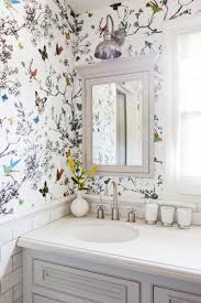 Papier Peint Pour Salle De Bains Avec Des Oiseaux Bathroom Decor Bathroom Inspiration Bathroom Design