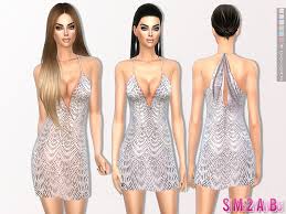 Maybe you would like to learn more about one of these? Sims2fanbg S 196 Dress With Plunging Neckline