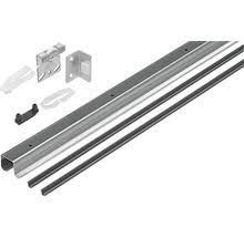 Schiebetur Komplettset Topline 2 Fur Zwei Schiebeturen 2000 Mm Braun Bei Hornbach Kaufen Schiebetur Schiebe Tur Schiebetur Bauen