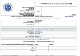 Ohmite Conflict Minerals Reporting Template Cmrt Rell In Conflict Minerals Reporting Template In 2020 Professional Templates Templates Book Report Templates