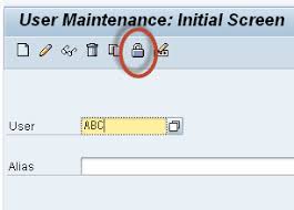 To unlock a user account and refresh the password policy. How To Lock Su01 Unlock Su10 A Sap User