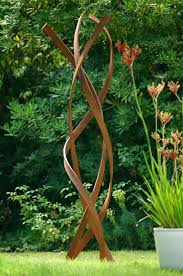 Deco Jardin Metal Rouille 100 Idees Pour Un Exterieur Vintage Sculptures De Jardin En Metal Deco Jardin Art De Jardin En Metal