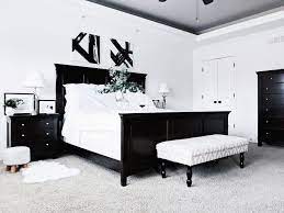 Black And White Master Bedroom Ideas Inspiration For A Monochrome Master Bedroom With Classic White Bedroom Decor Black Bedroom Decor Black Bedroom Furniture