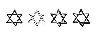 estrella de David. estilo dibujado a mano. vector. 20899472 Vector en  Vecteezy