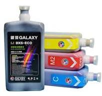 Imported CMYK Ecosolvent inks galaxy DX5, For Industrial, Packaging Size: 1  Ltr