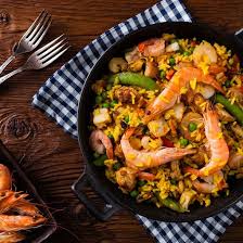 Paella A La Marocaine Recette Paella Plats De Fruits De Mer Cuisine Du Monde