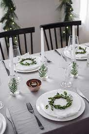 Modern Christmas Table Homey Oh My Christmas Dinner Table Christmas Table Decorations Christmas Table Settings