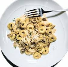 Tortellini With Porcini Mushroom Sauce Stuffed Mushrooms Mushroom Sauce Recipes