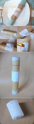 Diy Lace Napkin Rings Tutorial Diy Lace Napkin Rings Wedding Crafts Napkin Rings