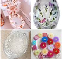 Amazon.com: Epoxy Resin Silicone Molds Set Round Toilet Seat ...