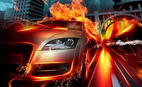 Background atau dalam bahasa indonesia, latar belakang — merupakan salah satu ilustrasi background keren mobil sport | sumber: Racing Car Speed Flames Flaming Brown Car Digital Wallpaper Elements Hd Wallpaper Wallpaperbetter