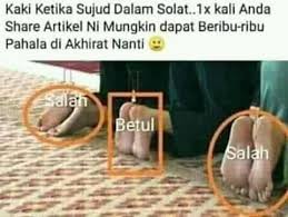 Cara sembahyang yang betul adalah penting bagi memastikan ibadah solat kita diterima oleh allah. Aldi Suwandani Posisi Kaki Yang Benar Ketika Sujud Yang Facebook