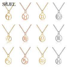 Check spelling or type a new query. Smjel Personalize Stainless Steel Star Zodiac Sign Necklaces 12 Constellation Pendant Necklace Women Men Jewelry Friend Gifts Pendant Necklaces Aliexpress