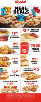 Pinned May 29th Free Slushie More At Krystal Restaurants Thecouponsapp Meal Deal Krystal Restaurant Krystal