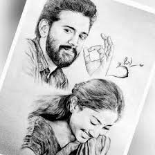 This Movie These 2 Unforgettable Scenes Premam Nivinpauly Saipallavi George Malar Female Art Painting Cute Drawings Celebrity Drawings